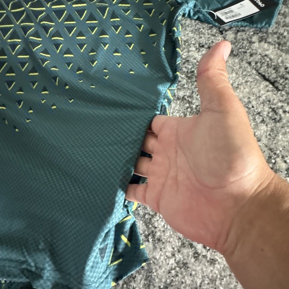 Oakley Flow 3/4 Jersey Men's T-Shirt, Hunter Green Large Single Pocket New #541 - Picture 5 of 12